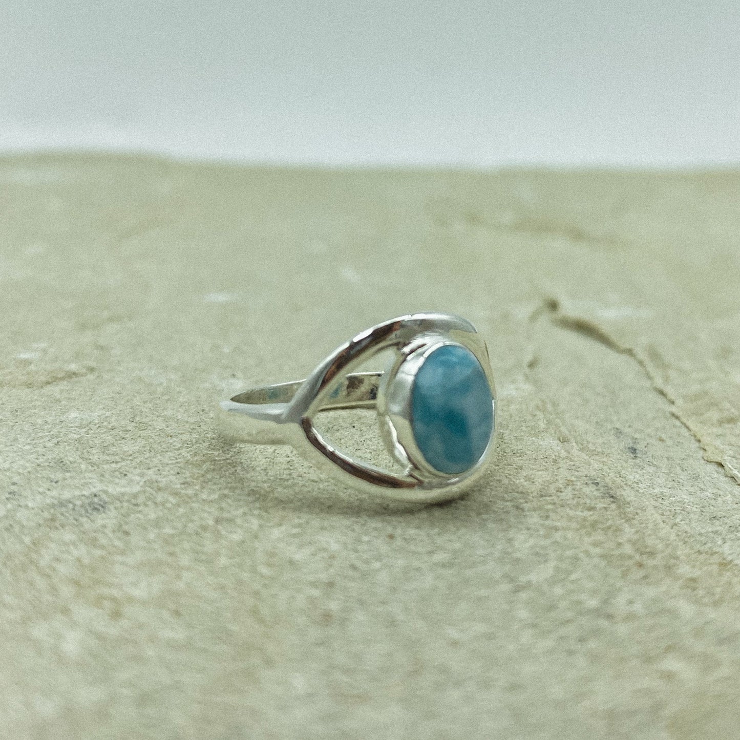 Larimar Eye Ring