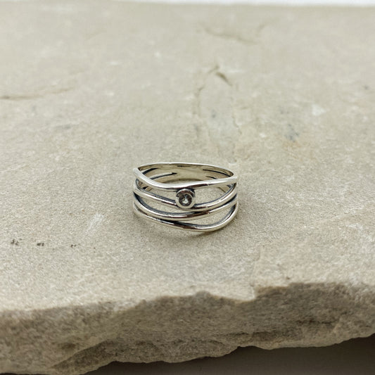 Pari Ring - Blue Topaz