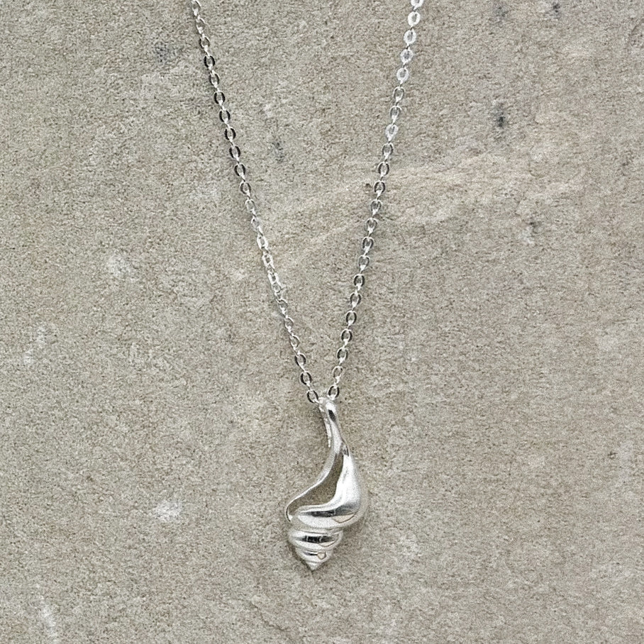 Silver Whelk Necklace