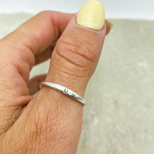 Dainty Lucky Band Ring