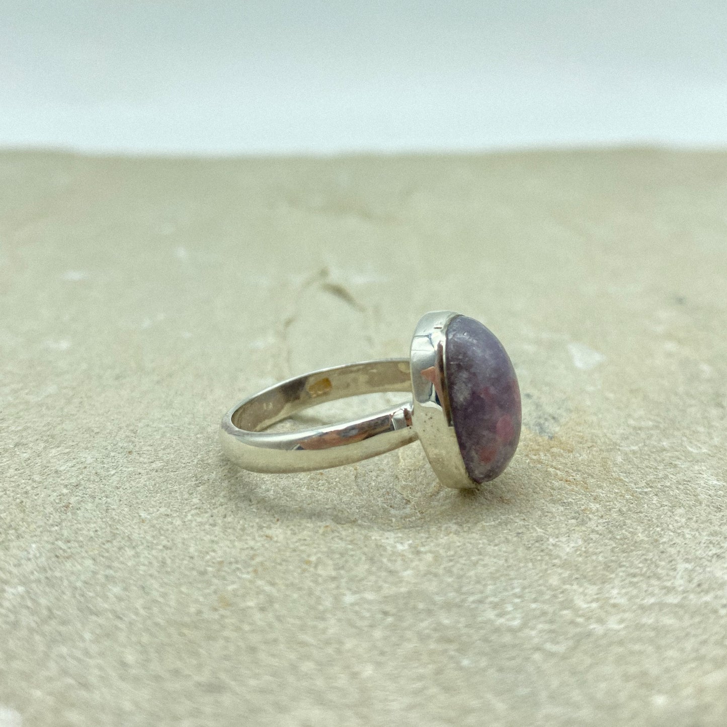 Zahra Ring - Tourmaline Lapidolite