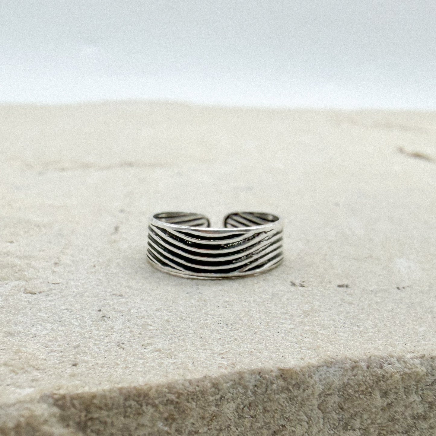 Ripples Toe ring