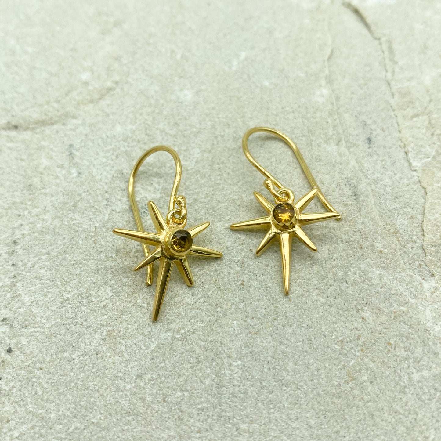 Nova Earrings - Citrine