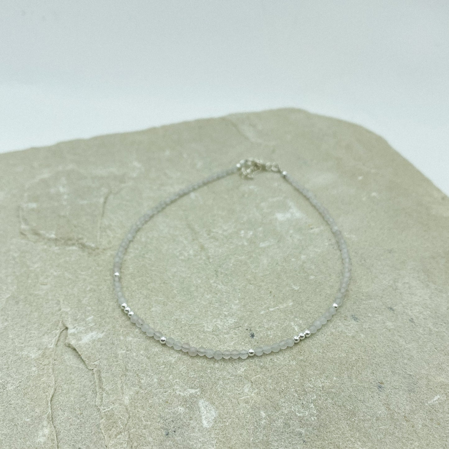 Rose Quartz Anklet