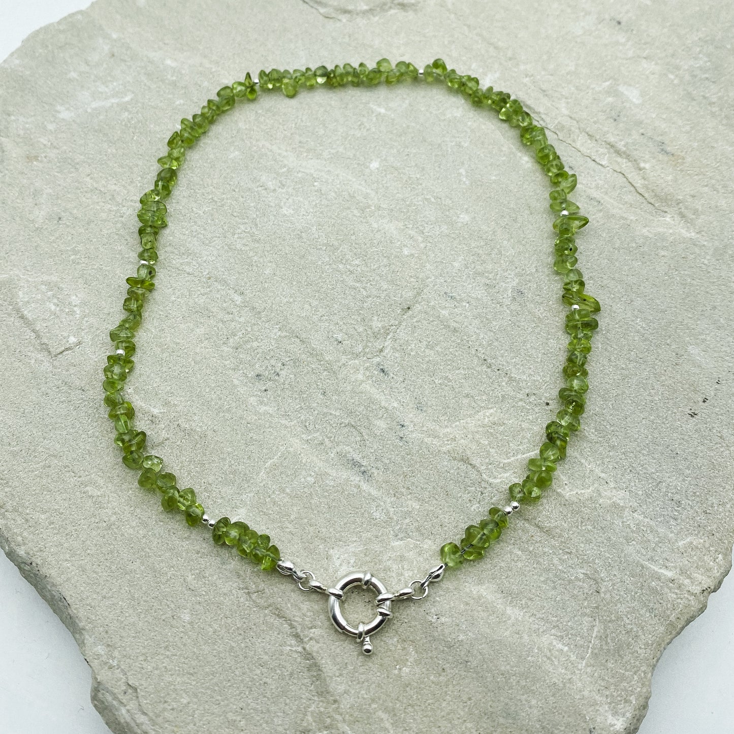 Basil Necklace - Peridot
