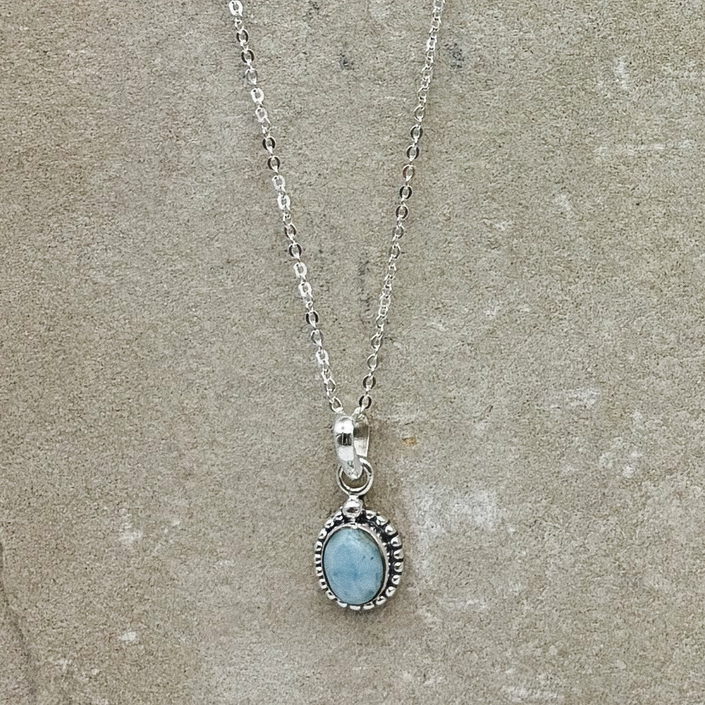 Lake Necklace - Larimar