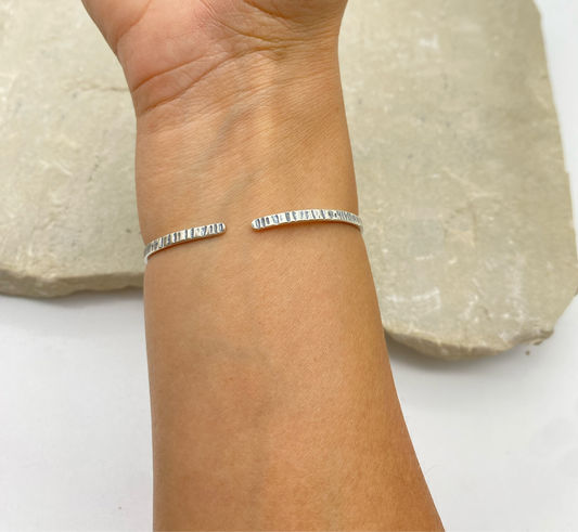 Align Cuff - Amethyst, Moonstone and Blue Topaz