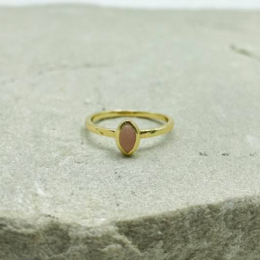Lola Ring - Pink Opal