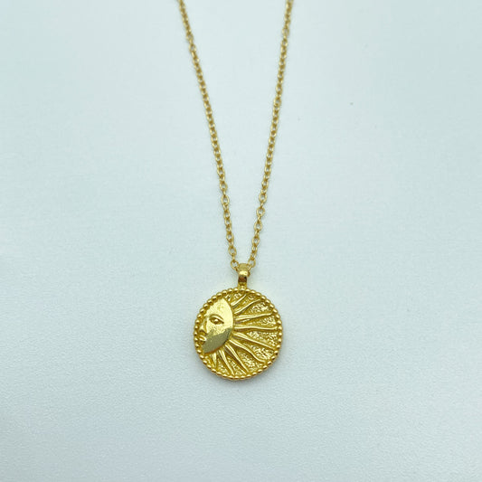 Eclipse necklace - gold