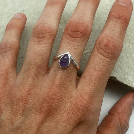 Deora ring - Amethyst