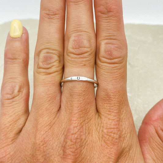 Dainty Lucky Band Ring