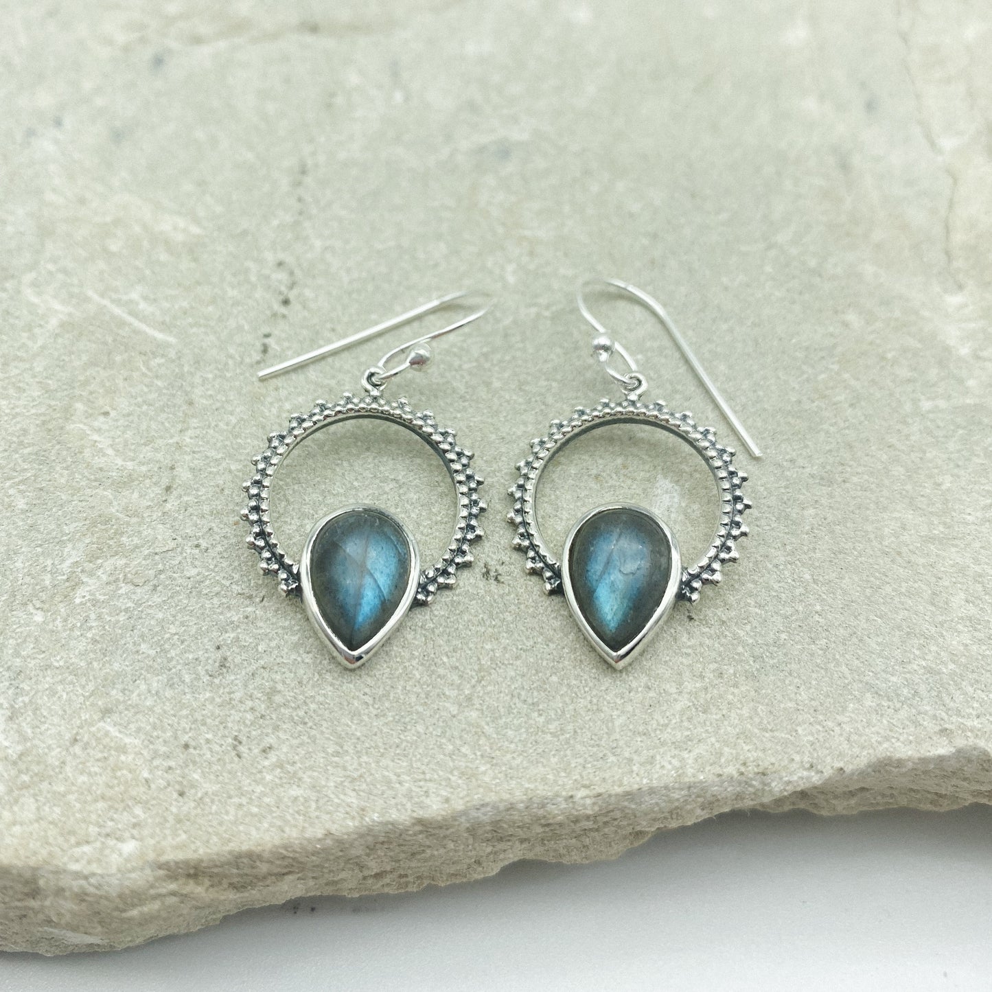 Nova Earrings - Labradorite