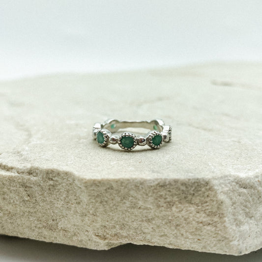 Bay Ring - emerald