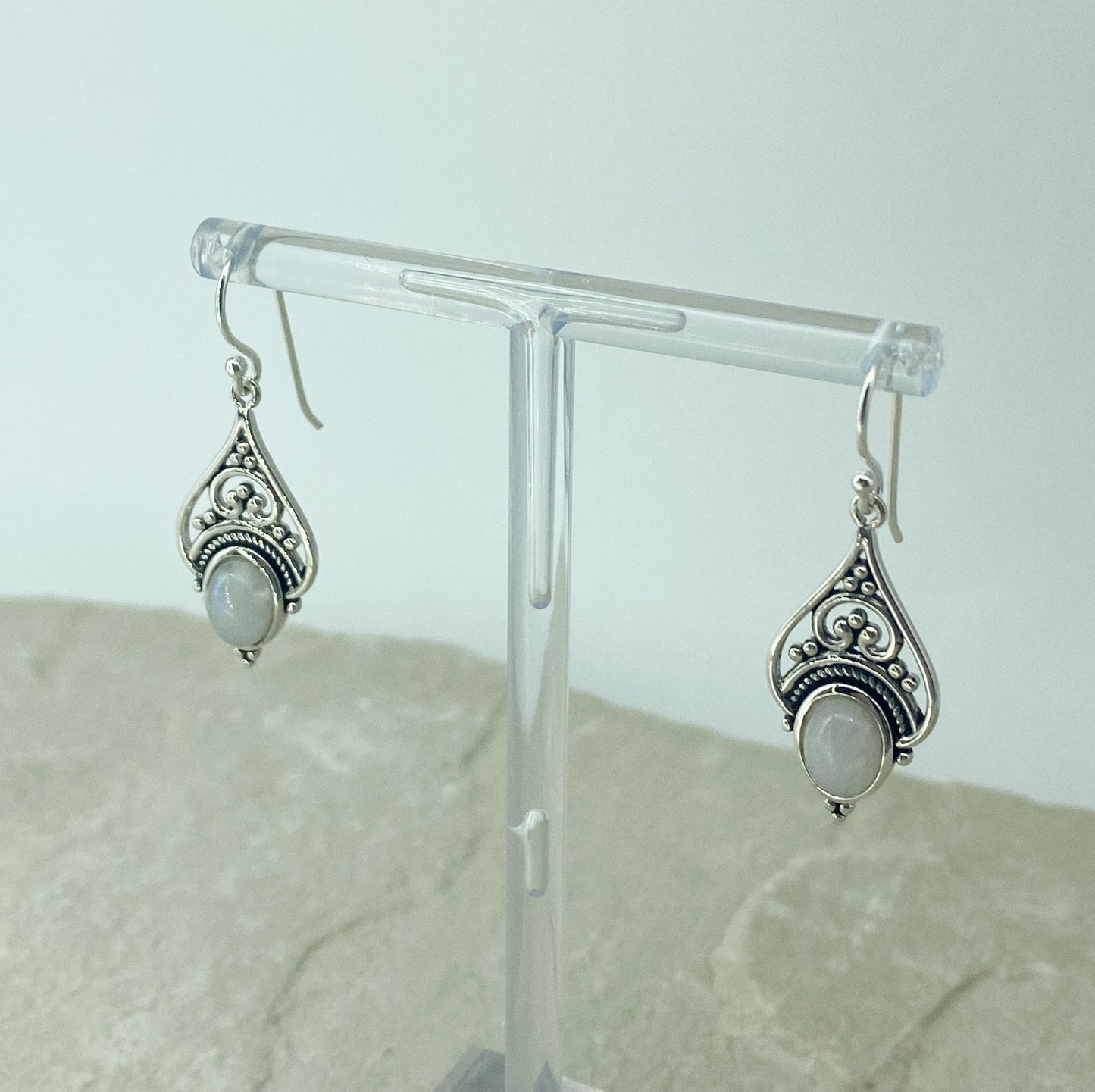 Iris Earrings - Moonstone