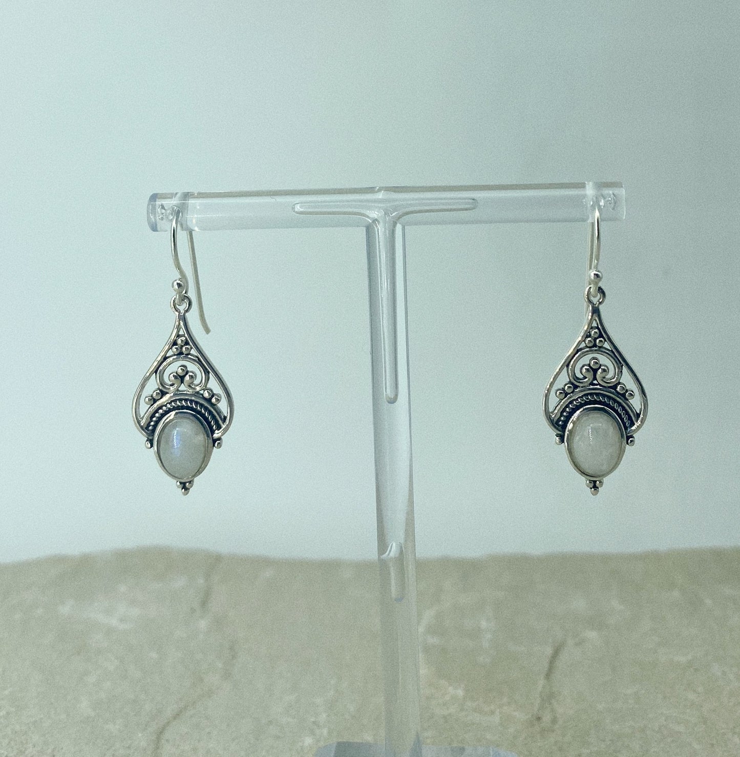 Iris Earrings - Moonstone