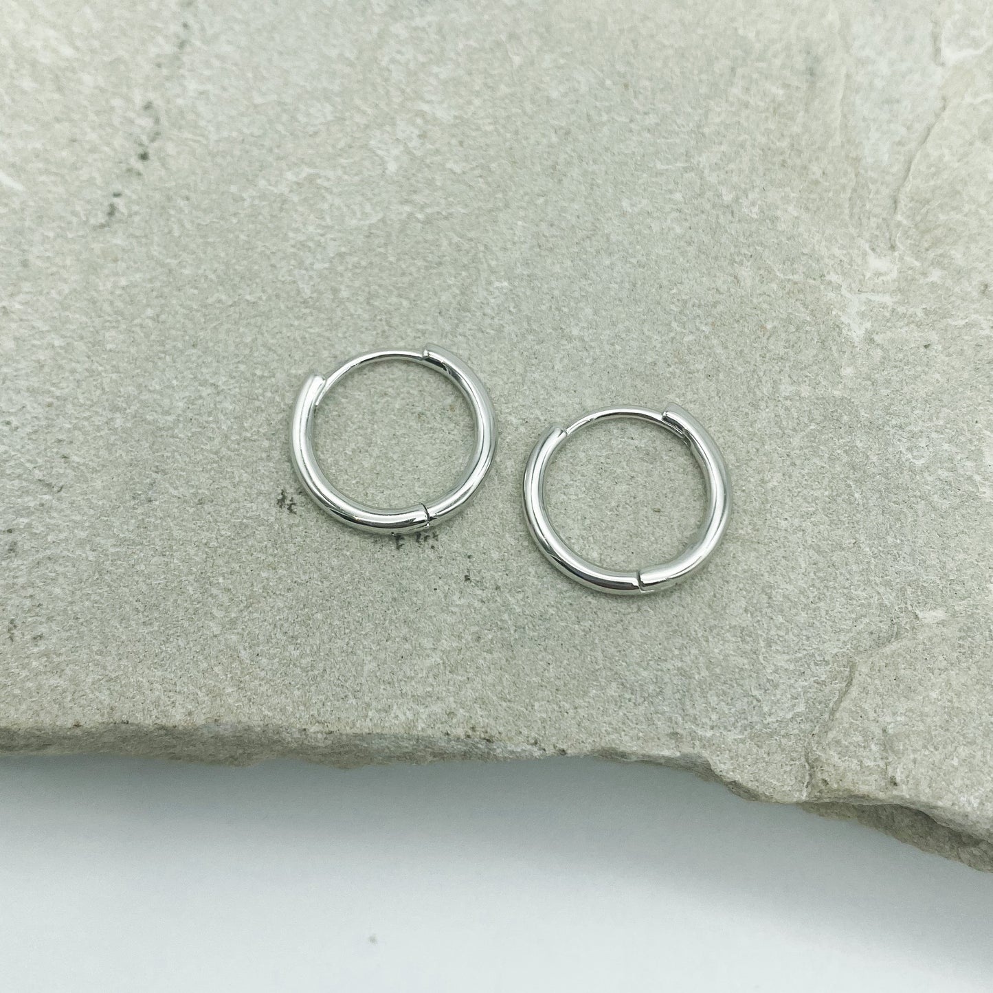 Plain Huggie Hoops