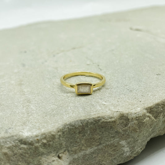 Roselle Ring - Rose Quartz