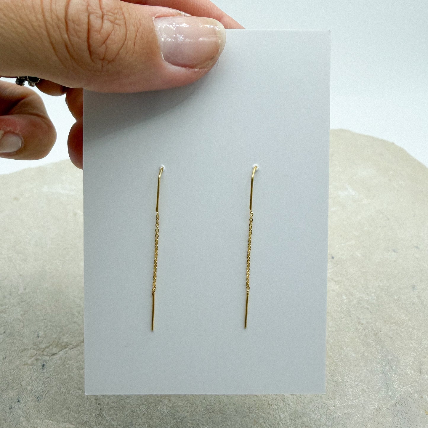 Pearl Threader Earrings
