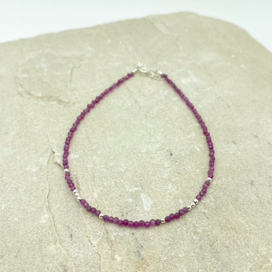Ruby Anklet