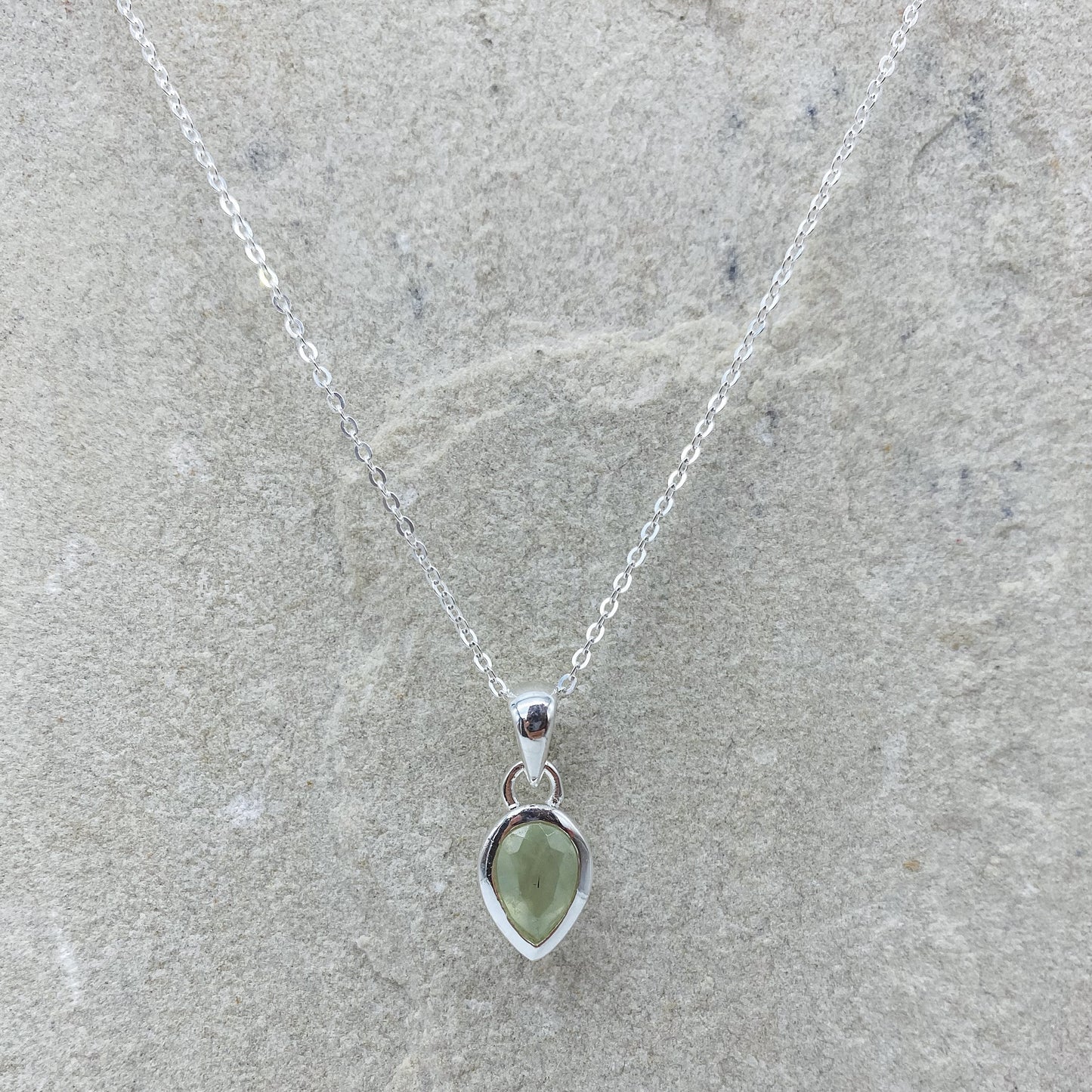 Tallows Necklace - Smokey Quartz or Prehnite
