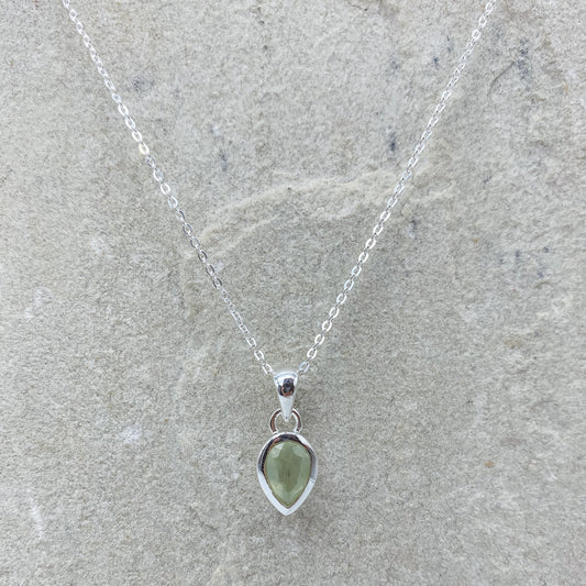 Tallows Necklace - Smokey Quartz or Prehnite