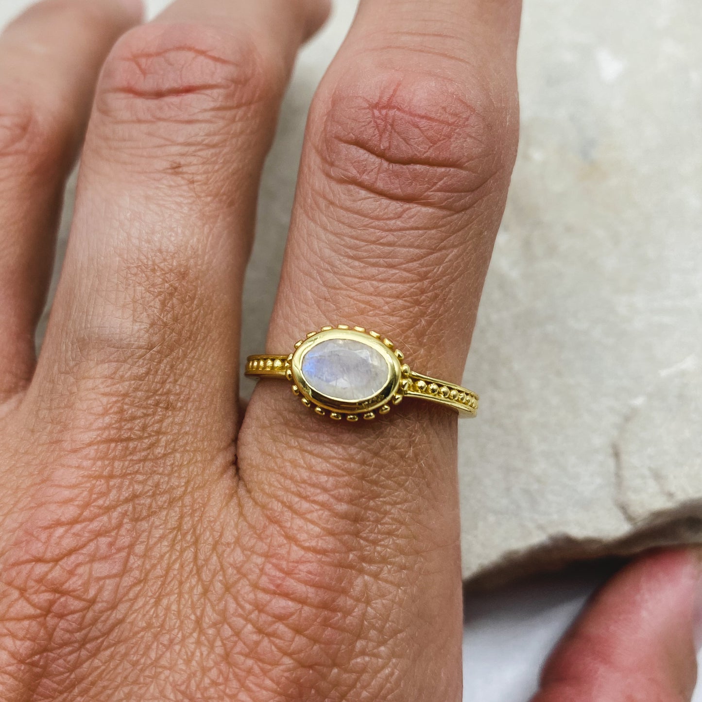 Eisley Ring - Labradorite or Moonstone