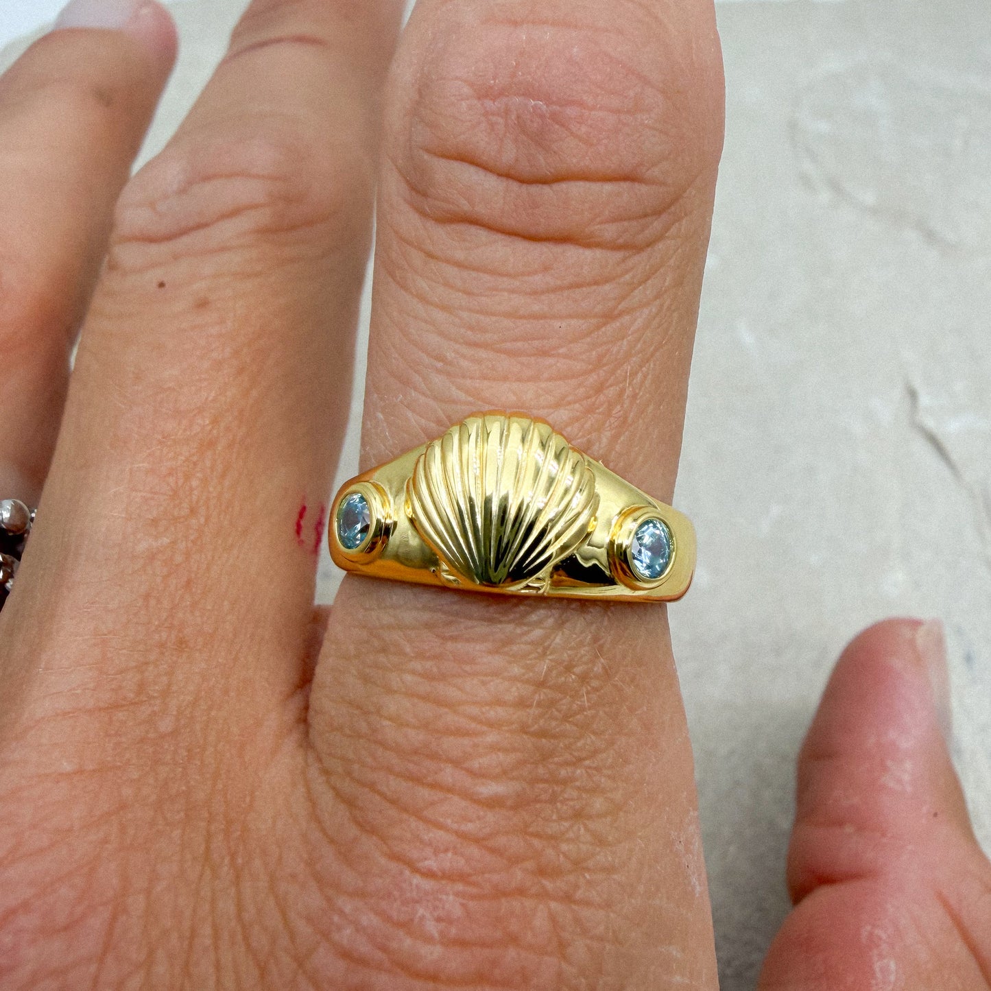 Oceaniana Ring - Topaz cz