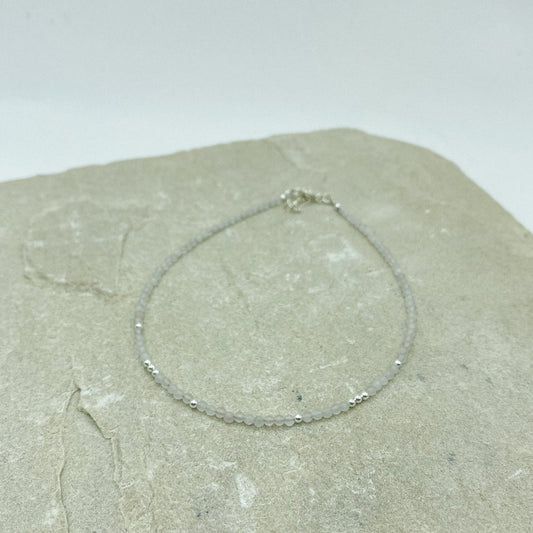 Rose Quartz Anklet