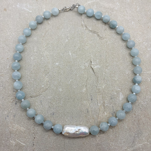 Sky - Aquamarine + Pearl