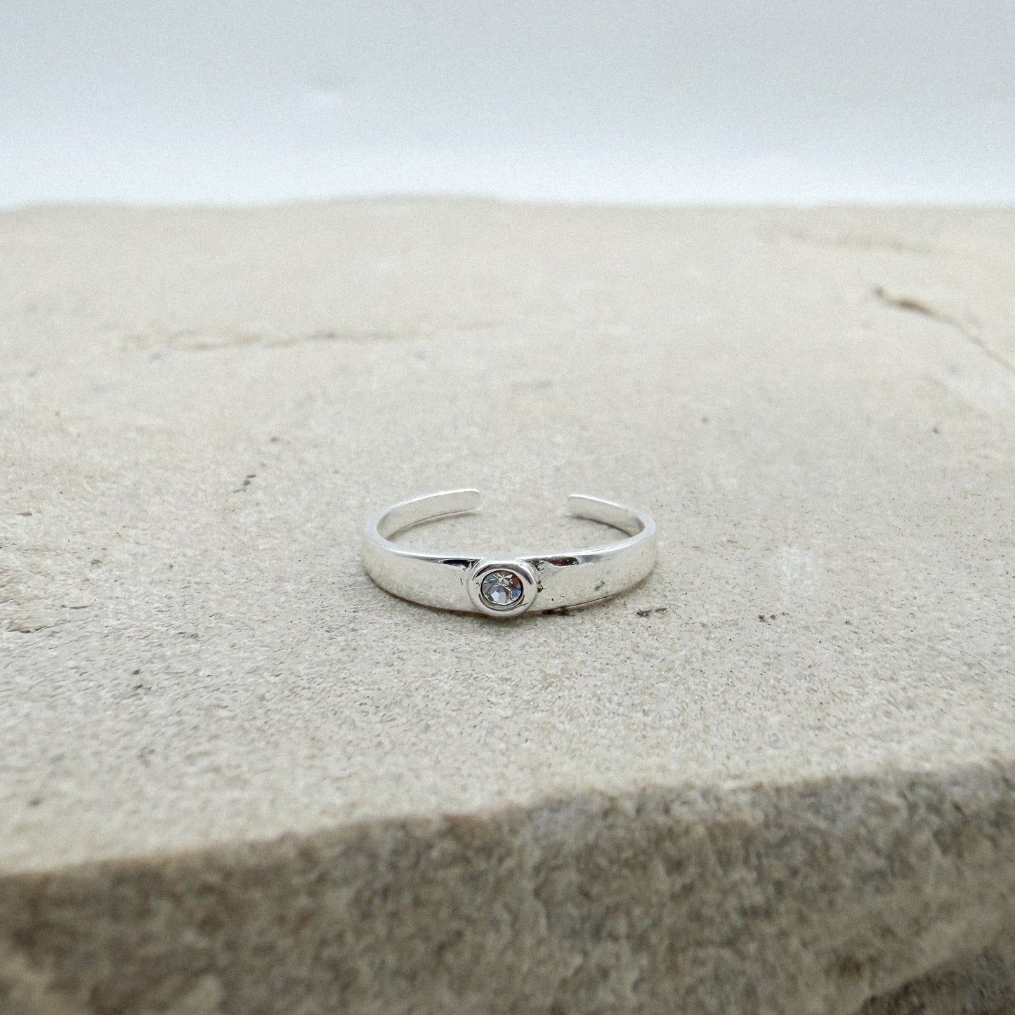 CZ Toe ring