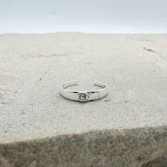 CZ Toe ring