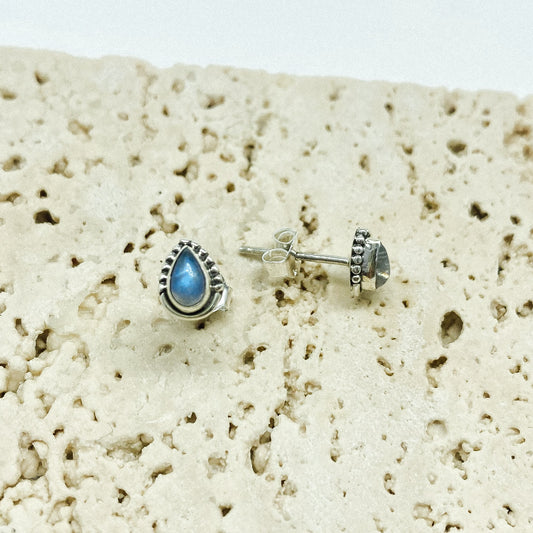 Soul Studs - Moonstone