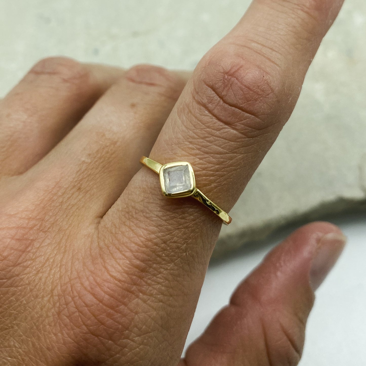 Nova Ring - moonstone