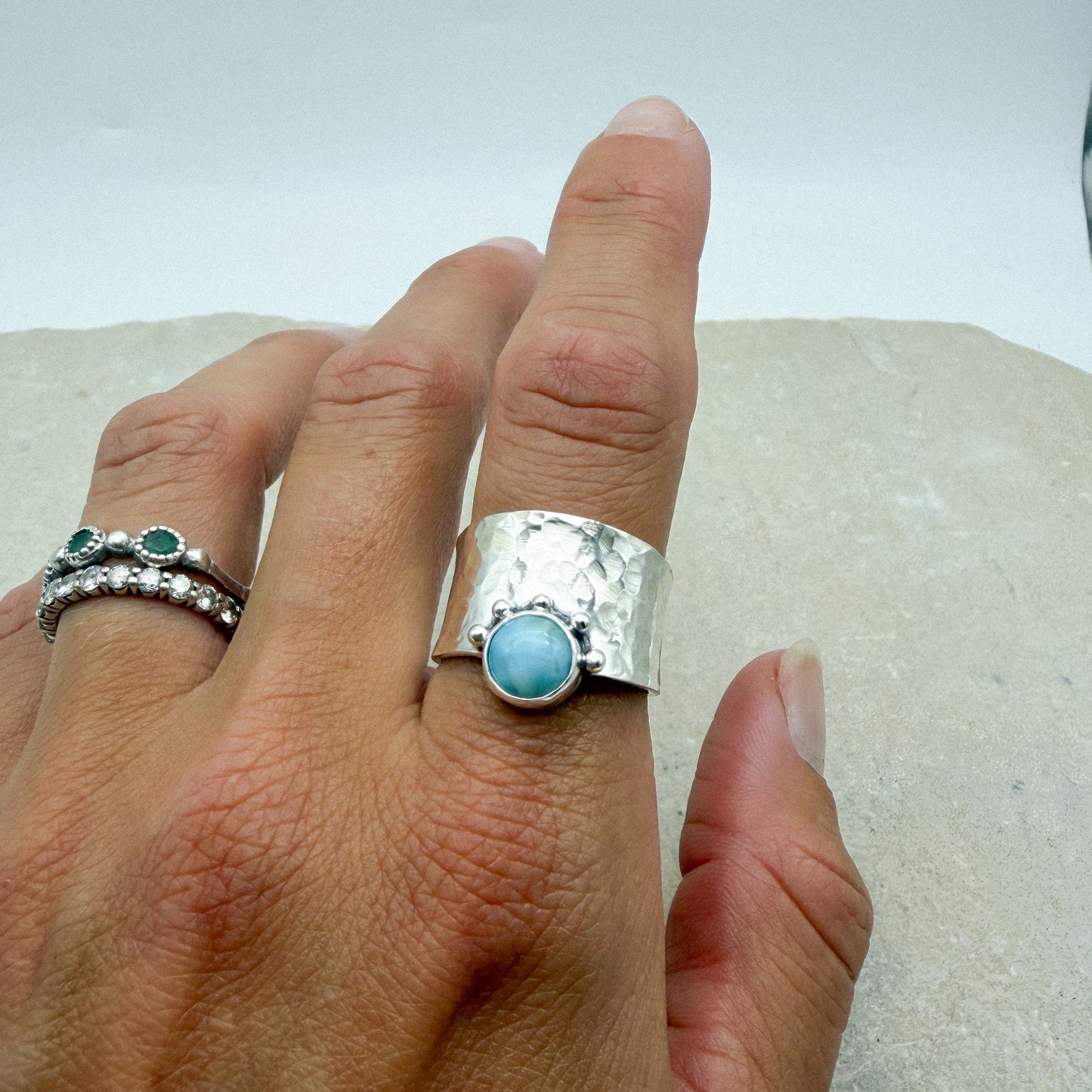 June Ring - Larimar