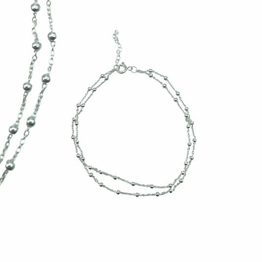 Double Chain Anklet