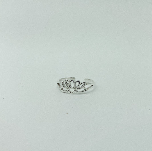 Lotus Toe Ring