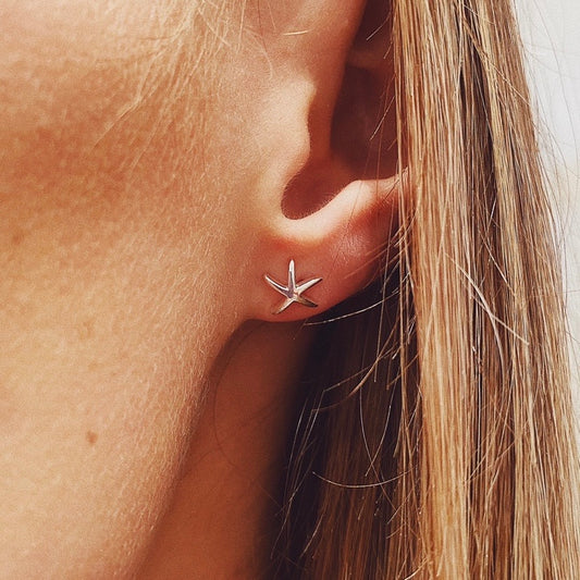Dainty Starfish Studs