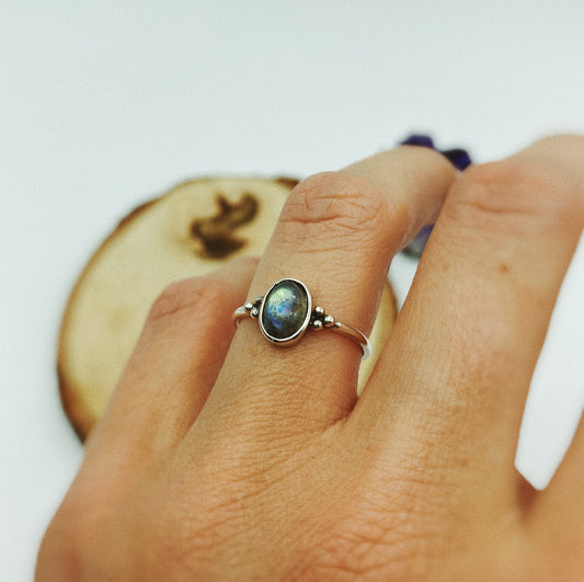 Spark Ring - Labradorite